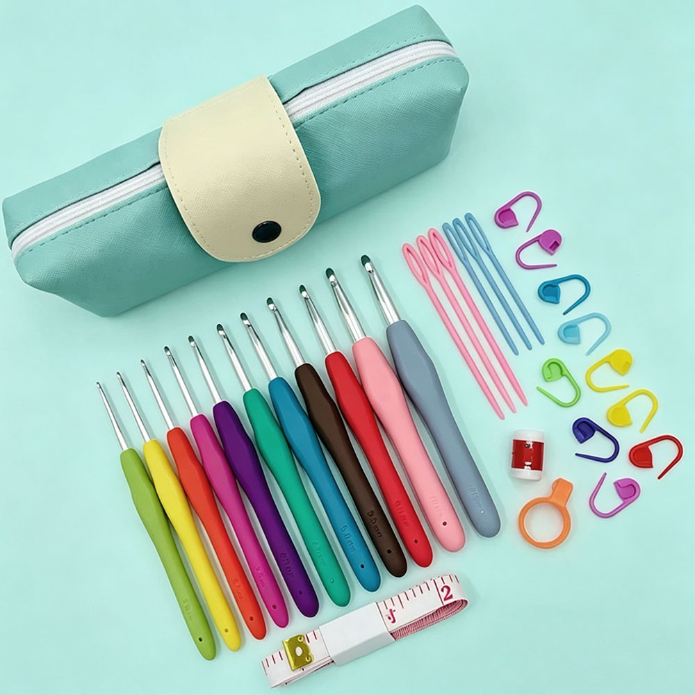 Workshop Tools Diy - 37pcs Crochet Hooks Kits with Storage