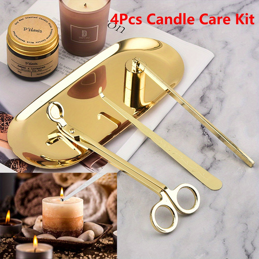 4pcs/set Luxury Candle Care Ki - Workshop Tools Diy ulasan dan harga