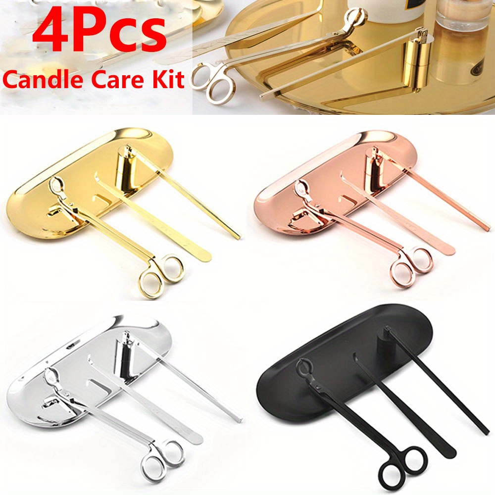 4pcs/set Luxury Candle Care Ki - Workshop Tools Diy ulasan dan harga