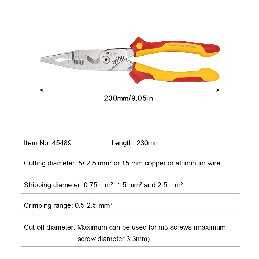 Genuine Wiha 45489 8‑in‑1 Mult - Tools Vn ulasan dan harga