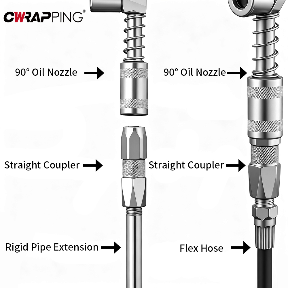 Grease Gun Adapter 90 Degree C - Car Workshop Tools And Equipment ulasan dan harga