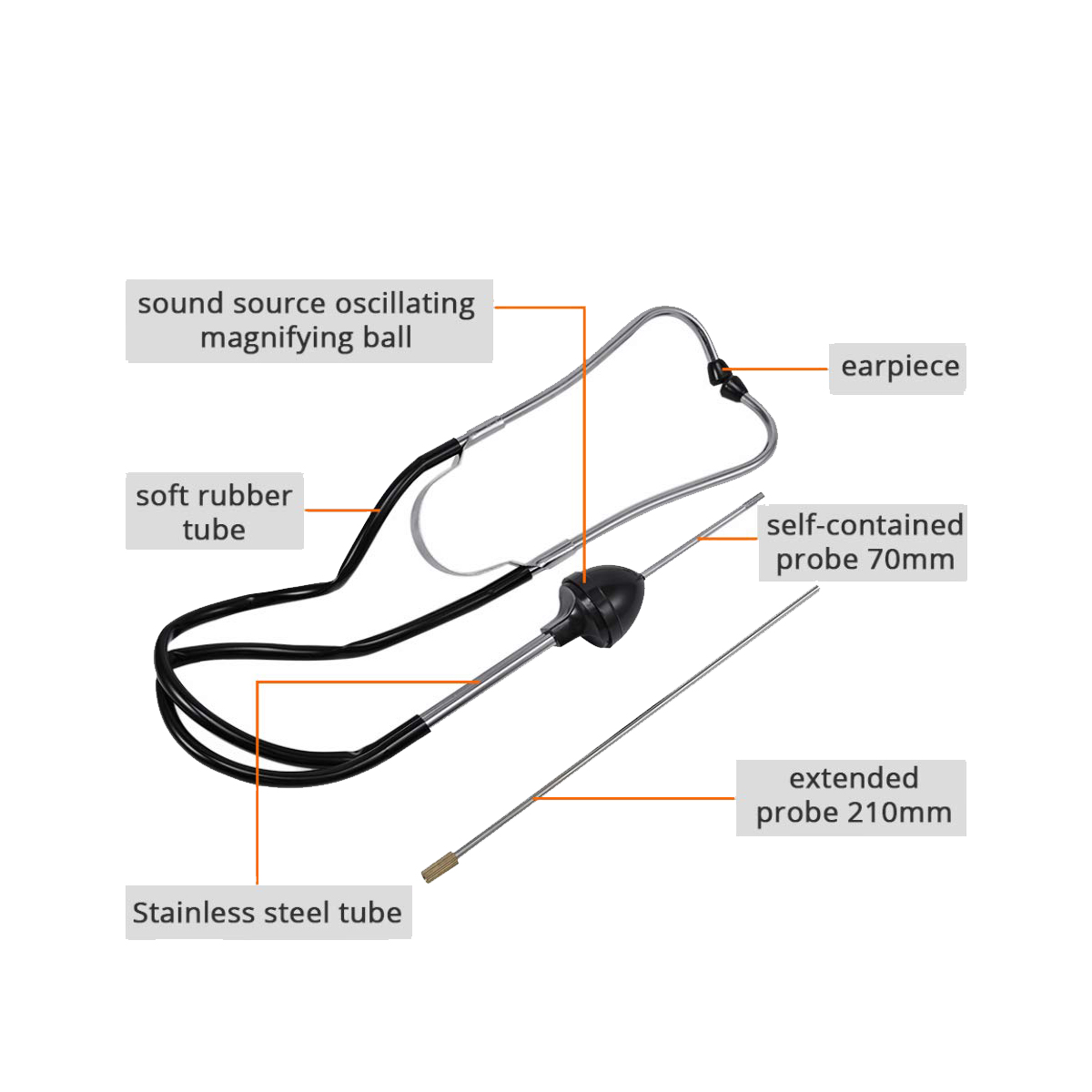 Automotive Stethoscope Mechani - Car Workshop Tools And Equipment ulasan dan harga